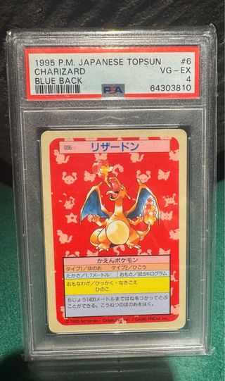 Charizard Topsun Japonés #6 (1995) VG-EX