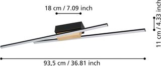 Lámpara Techo LED Eglo Panagria