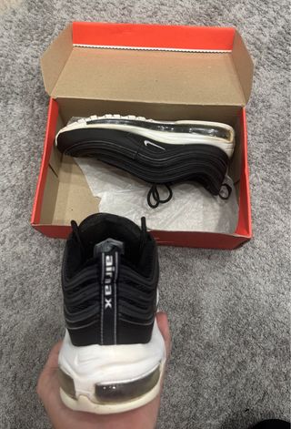 Nike Air Max 97 Negras Reflectantes-TALLA 42,5