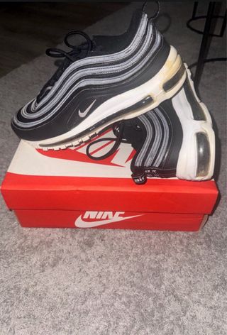 Nike Air Max 97 Negras Reflectantes-TALLA 42,5