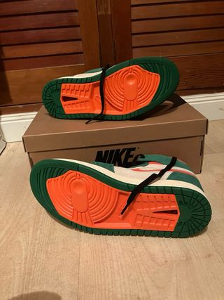 Nike Air Jordan 1 ZOOM Verde Naranja