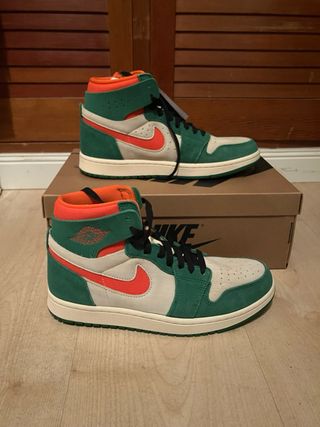 Nike Air Jordan 1 ZOOM Verde Naranja