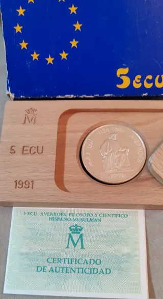 Moneda 5 ECU Averroes 1991
