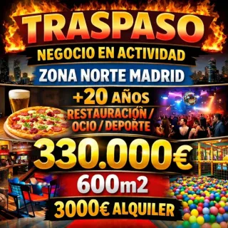 TRASPASO NEGOCIO EN ACTIVIDAD