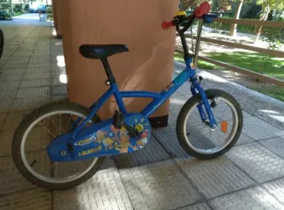 Bicicleta Infantil BTwin Azul con Timbre