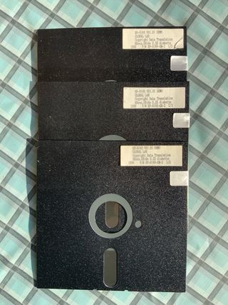 FLOPPY DISCK 5,25 DEL 1990 DELLA GLOBAL LAB
