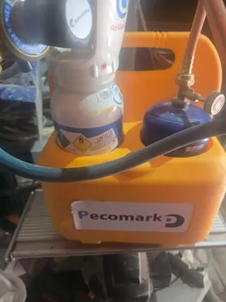 Equipo soldadura gas lampista