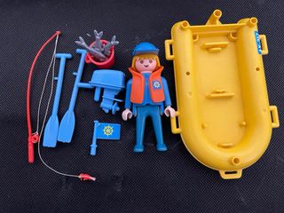 Pescador con lancha Playmobil 3574