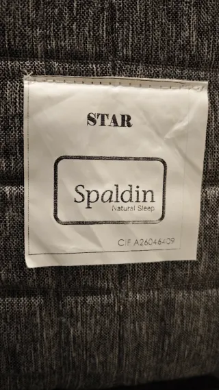 Cama completa madera (canapé + somier + colchón)