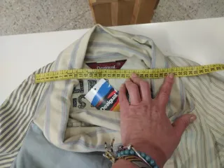 Chaqueta Desigual Beige y Azul