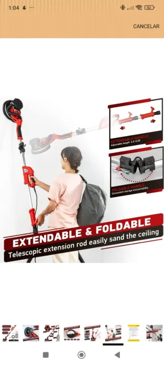 Lijadora Techo y Pared Segunda Mano