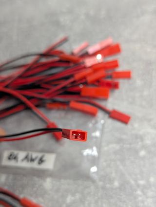 Connettori JST-RCY (BEC) 2 Pin con Cavi 24 AWG