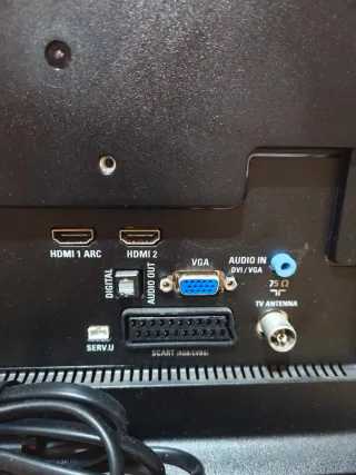 Televisión Philips 24" Negra