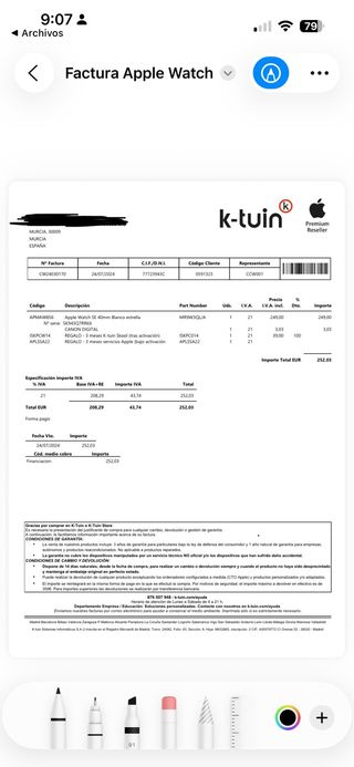 Apple Watch SE 40 mmm