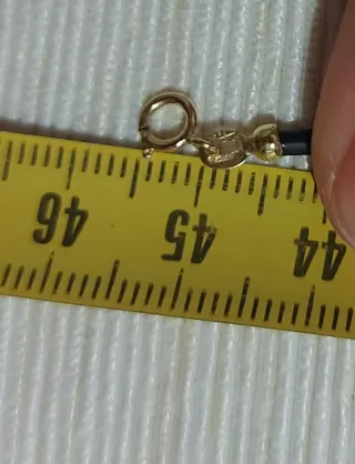 Collana Oro Giallo 750 caucciù