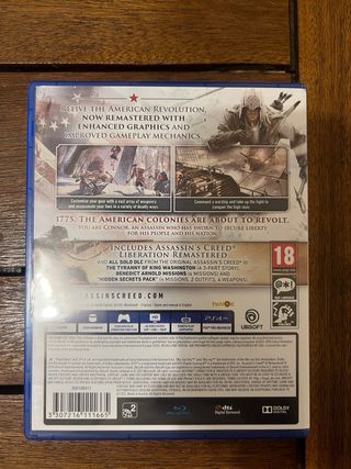Assassin's Creed III Remastered PS4
