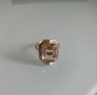 Anillo Oro 18k - Cuarzo Citrino 6 ct – Certificado