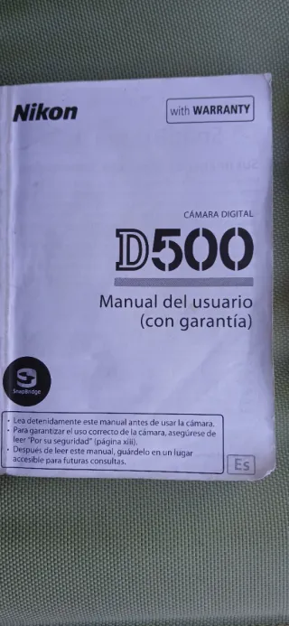 Nikon D500 NUEVA "CASI"