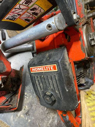 Motosierra Homelite para repuestos no funciona