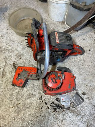 Motosierra Homelite para repuestos no funciona