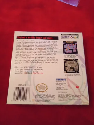 Quest: Fantasy Challenge Game Boy Color
