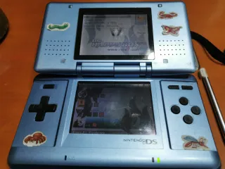 Nintendo DS Fat Azul con juegos