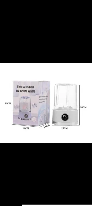 Mini lavatrice wireless charging 1L
