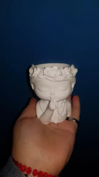 Bimba in gesso shhh. Produzione propria. Ottimo pe