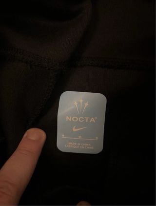 Chándal Nike NOCTA Negro Dorado