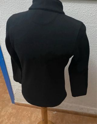 Polar Calvin Klein Negro Cremallera Dorada