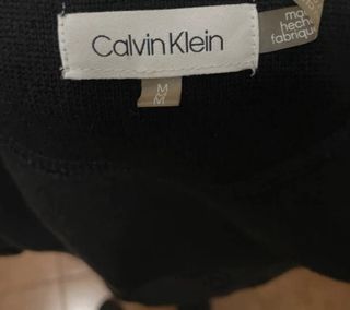 Polar Calvin Klein Negro Cremallera Dorada