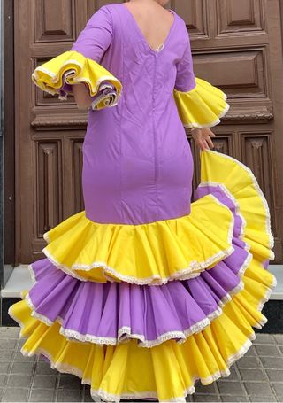 Traje de Flamenca Talla 48-50 PRECIOSO