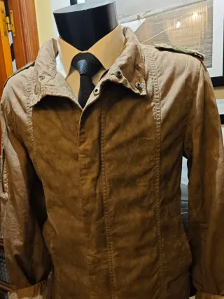 Cazadora Guess Militar Marrón/Verde Talla M