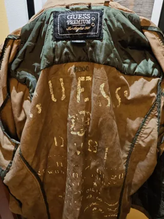 Cazadora Guess Militar Marrón/Verde Talla M