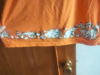 Camiseta Mortadelo y Filemón Naranja