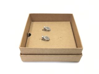 pendientes oro 18k con piedra con diamante