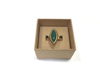 anillo oro 18k con piedra