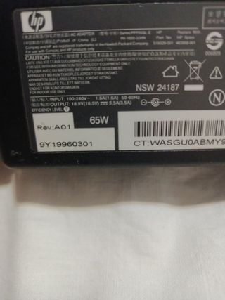 Cargador hp