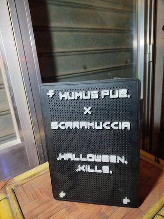 Lavagna luminosa Humus Pub Halloween