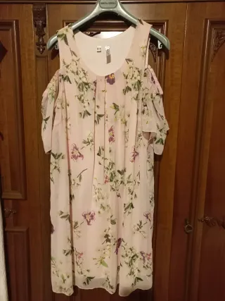 Abito donna rosa floreale