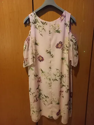 Abito donna rosa floreale