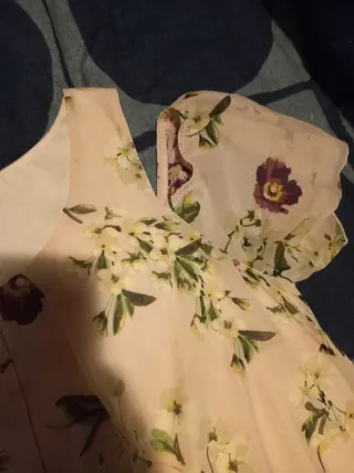 Abito donna rosa floreale