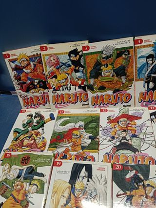 cómic, MANGA - Naruto,  30 tomos ,1 al 30, Masashi Kishimoto, Glenat, Shonen ,Manga anime cómic