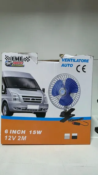 Ventilatore Auto 12V 6 Pollici 15W