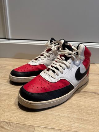 Nike Court Vision Mid Rojas Talla 45