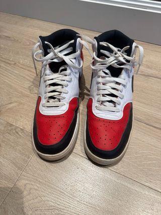 Nike Court Vision Mid Rojas Talla 45