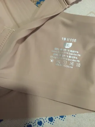 2 Sujetadores sin costuras Talla 115