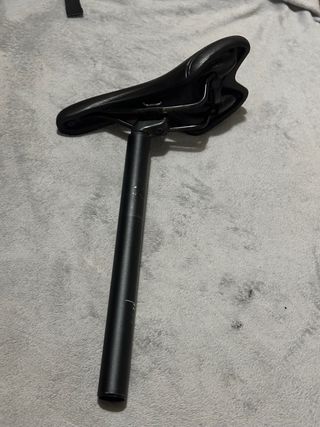 Sillín y tija 29.8mm psra bicicleta
