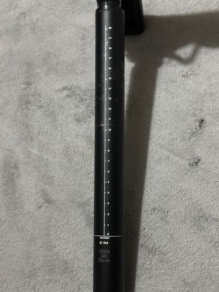 Sillín y tija 29.8mm psra bicicleta