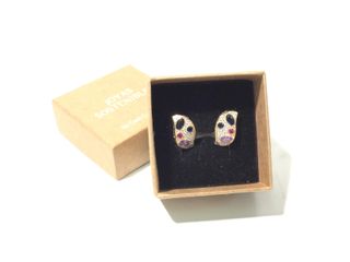pendientes oro 18k con piedra con circonita